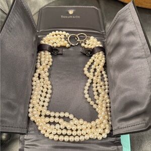 Tiffany & Co. Paloma Picasso Pearl Torsade 5 Strands Necklace